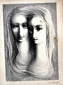 Dvě dívčí hlavy